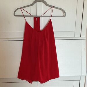 Chic Red Camisole Top